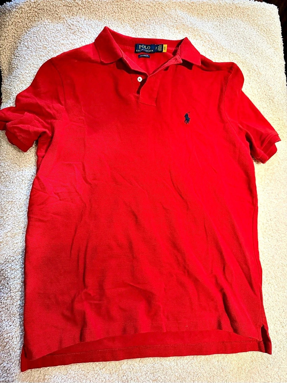 Polo Ralph Lauren Classic Fit Polo Red Polo Size Small